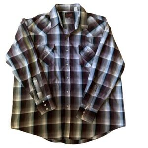 Vintage Western Snap down shirt